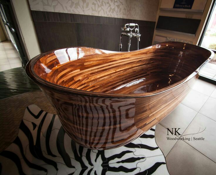 деревянная ванна