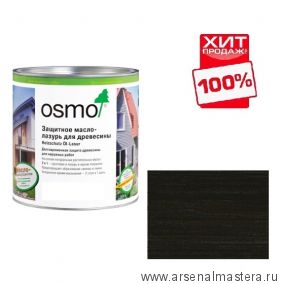 ХИТ! Защитное масло-лазурь для древесины для наружных работ OSMO 712 Венге 0,75 л Holzschutz Ol-Lasur Osmo-712-0,75 12100017