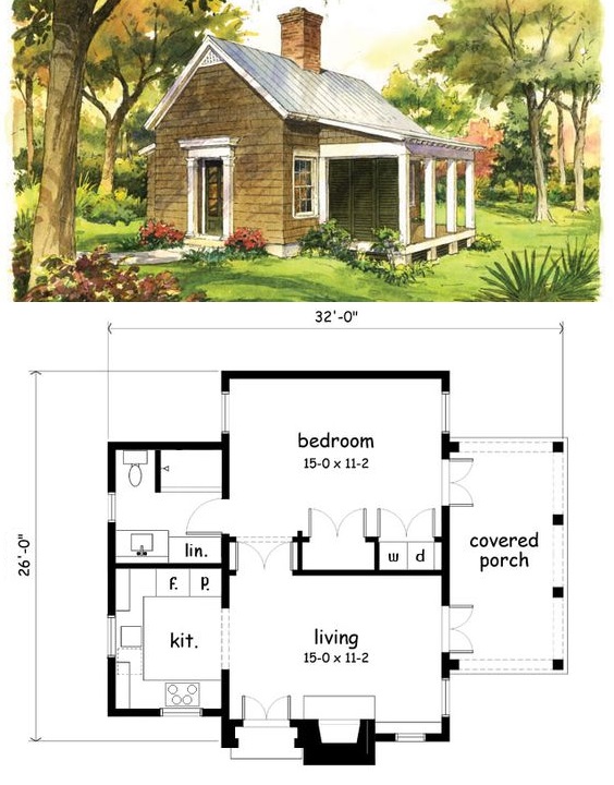 Планировки и схемы небольших домов