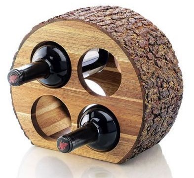Шикарные стойки из древесины для настоящих ценителей хорошего вина