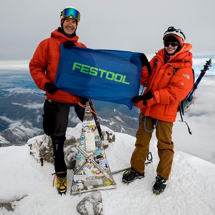 Festool всегда на высоте 5642 м на Эльбрусе!