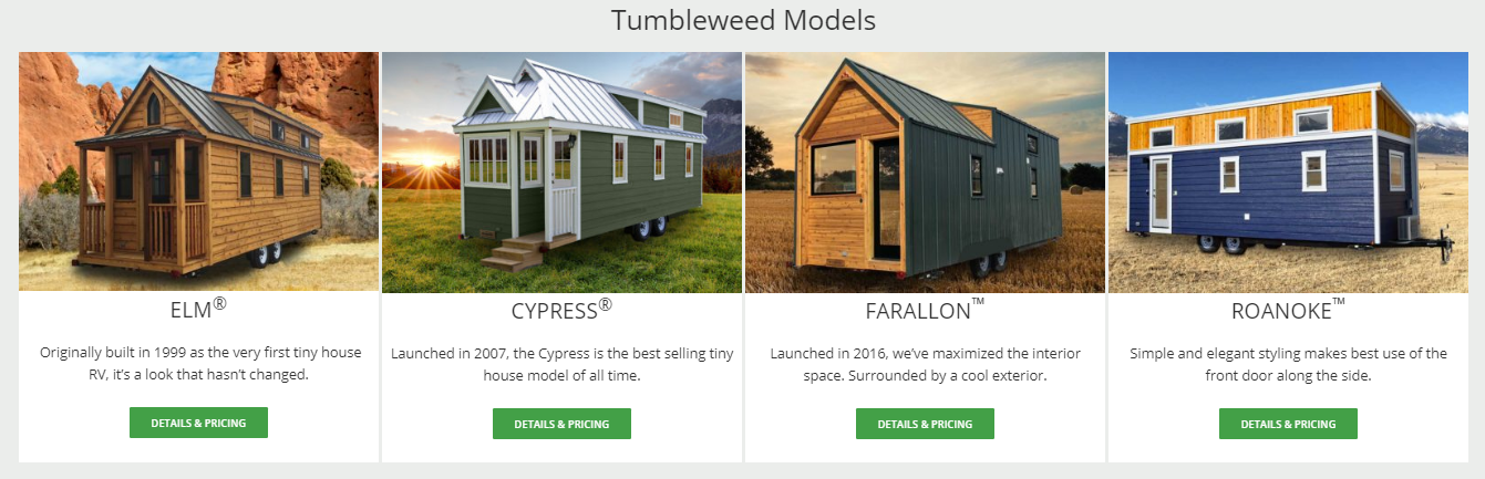 Компания Tumbleweed Tiny House Co.