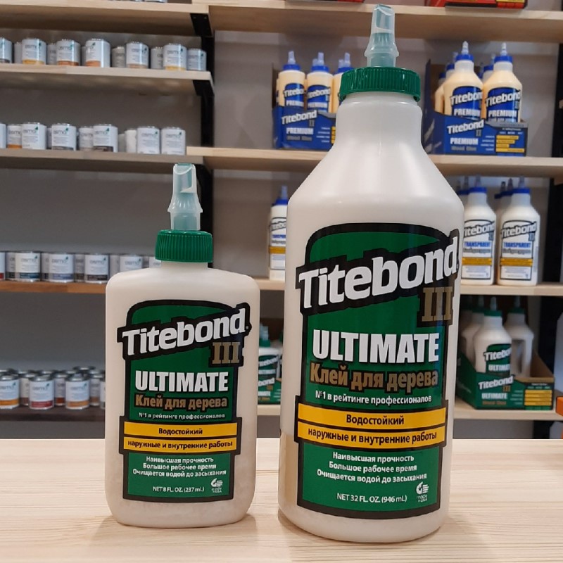 Клей повышенной влагостойкости Titebond III Ultimate Wood Glue