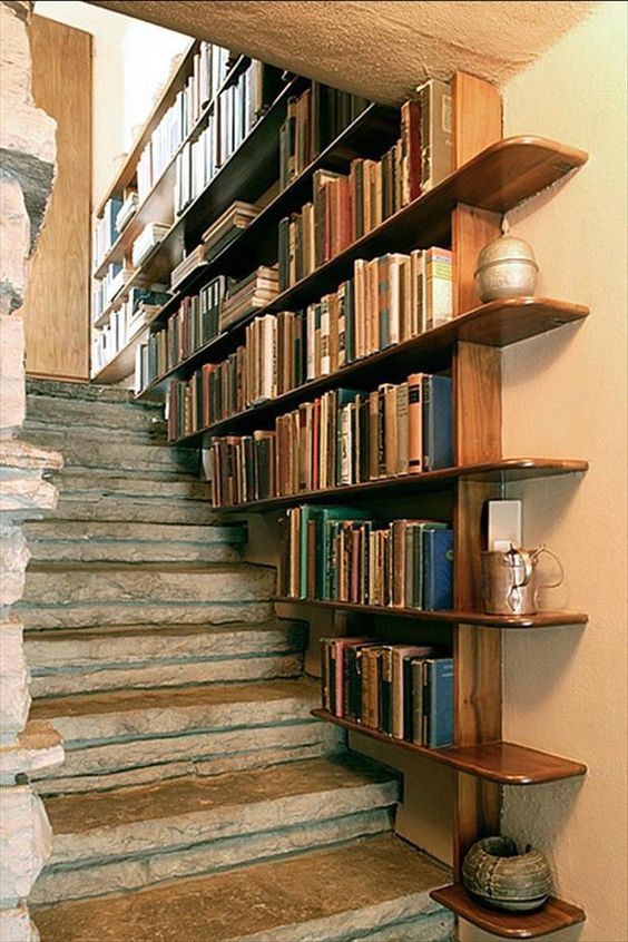 Решение лестницы, объединенной с библиотекой
