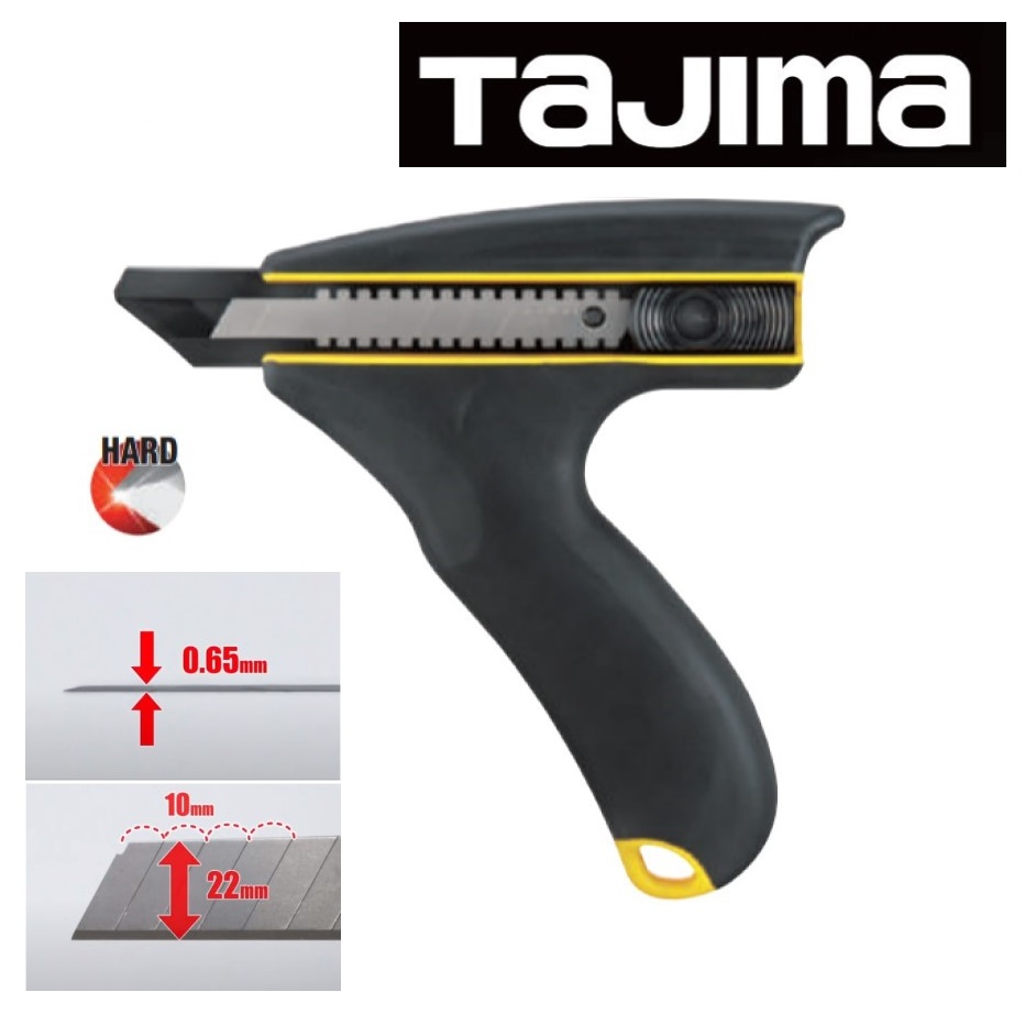 Нож TAJIMA JOINT Cutter DC690Y/22 мм с 10 лезвиями DC690Y